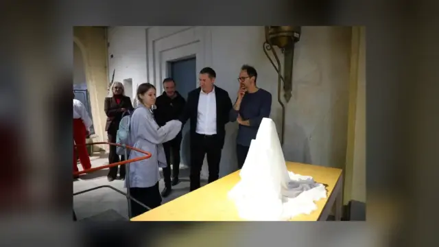 У Львівській політехніці відкрили виставку скульптур Приховане
