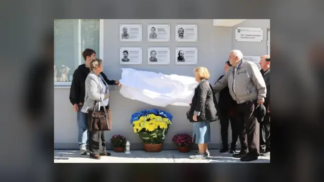 У Львові на вулиці Тролейбусній відкрили меморіальні таблиці захисникам